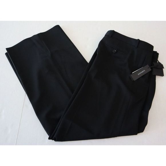 Versace Sz 42 US 6 Black Hi-Waisted Wool Wide Leg Pants Current Collection - Picture 12 of 12